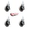 Service Caster Cambro Utility Cart Swivel Caster Locking Replacement Set CAM-SCC-GR05S510-TPRS-SLB-716138-4 - alternate 3